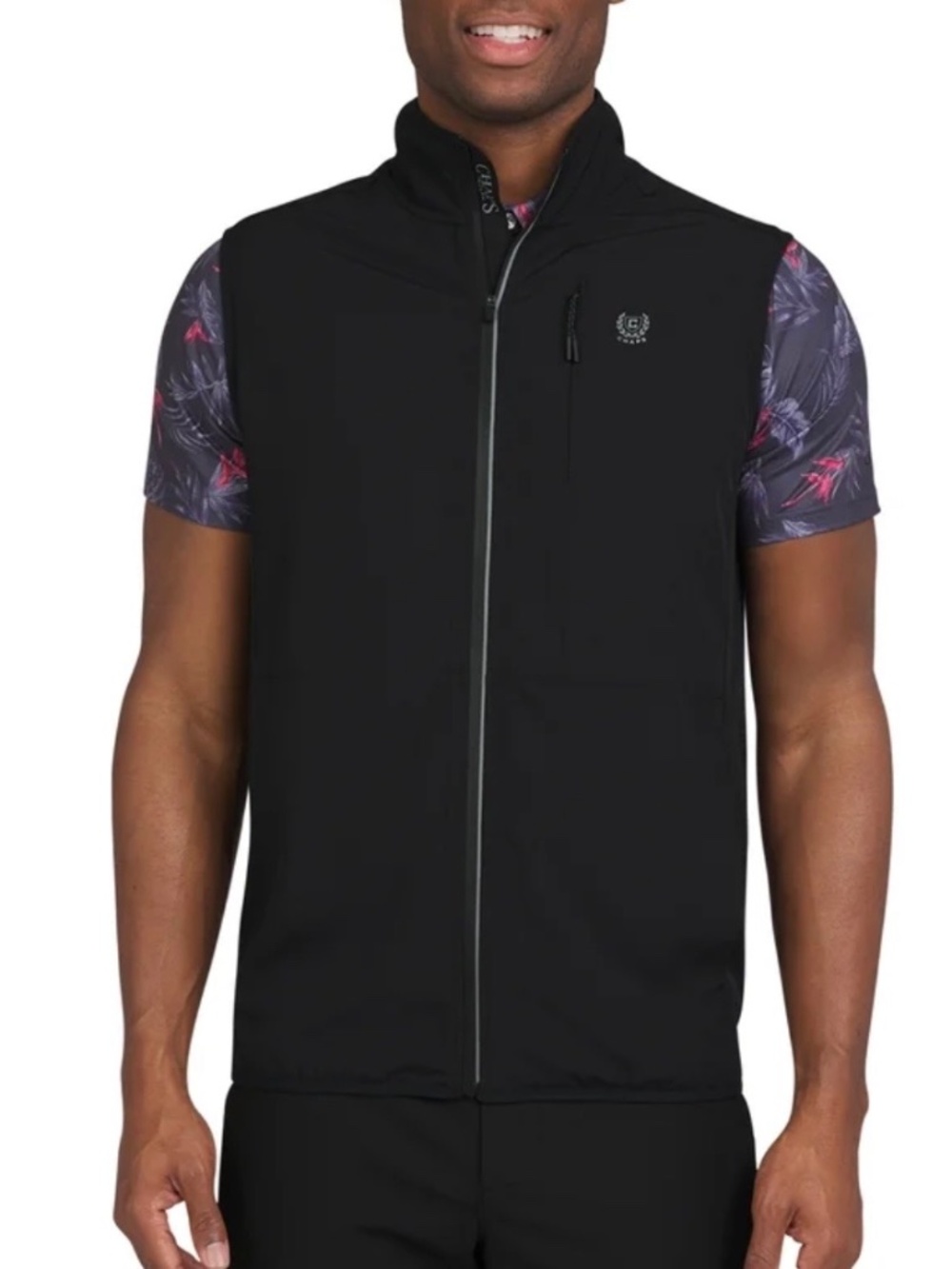 Chaps Men's Golf Woven Vest Size L